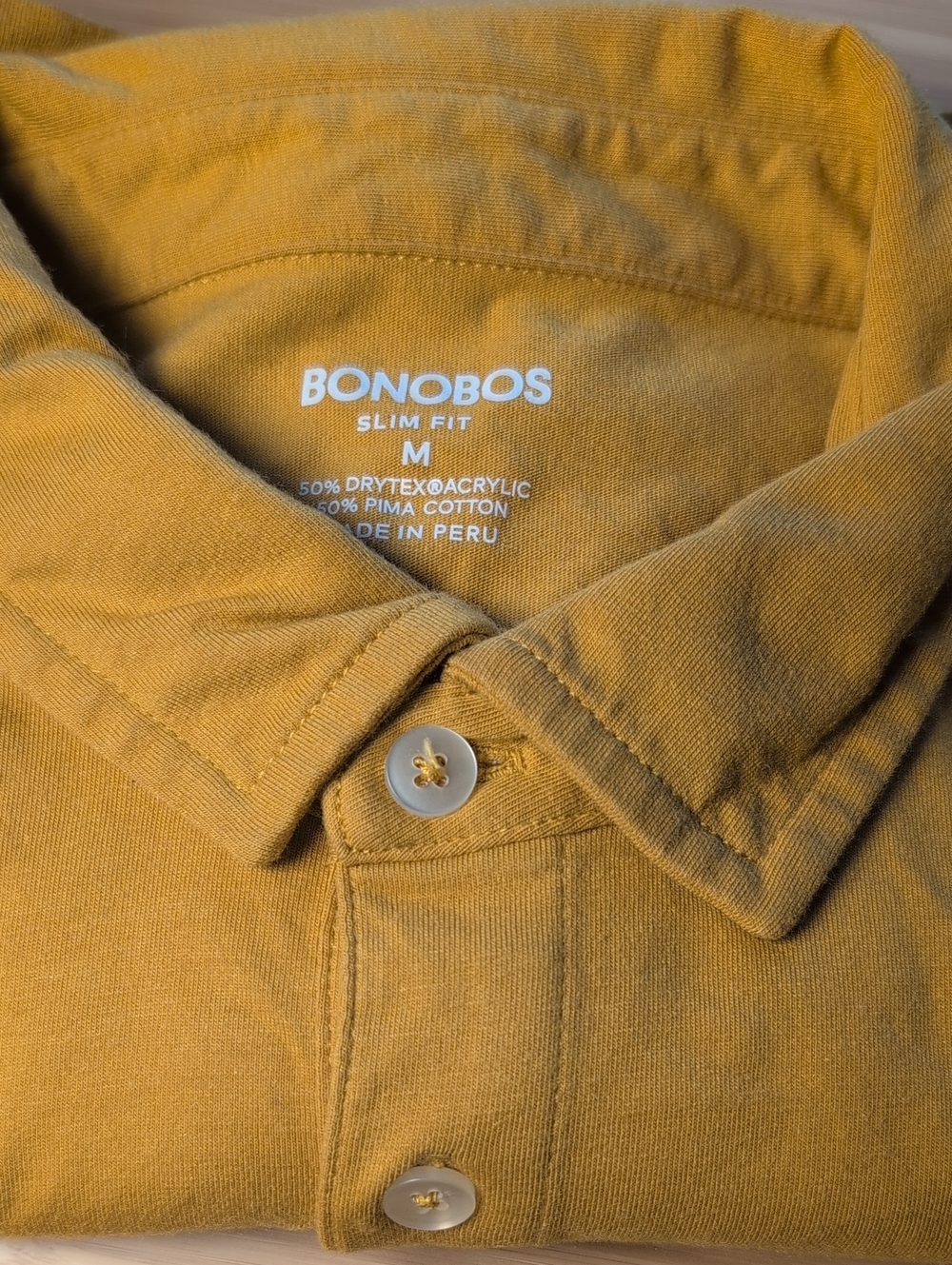 Bonobos Pima Performance Polo_spicy Mustard